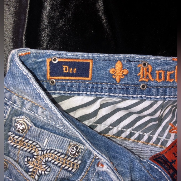 Y2K  NEW ROCK REVIVAL “DEE” JEANS BOOTCUT 27 🔥 - Picture 8 of 16